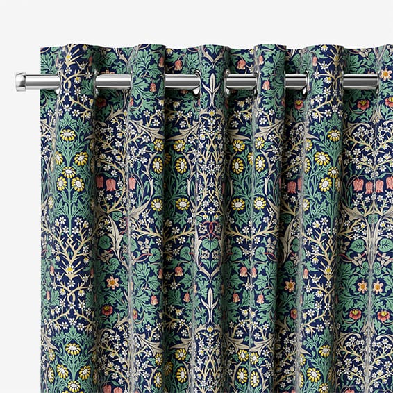 William Morris Blackthorn Indigo Curtains | Blinds Online™