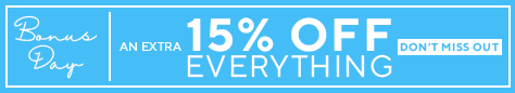 BOAU - Flash Sale - An Extra 15% Off Everything - Bonus Day