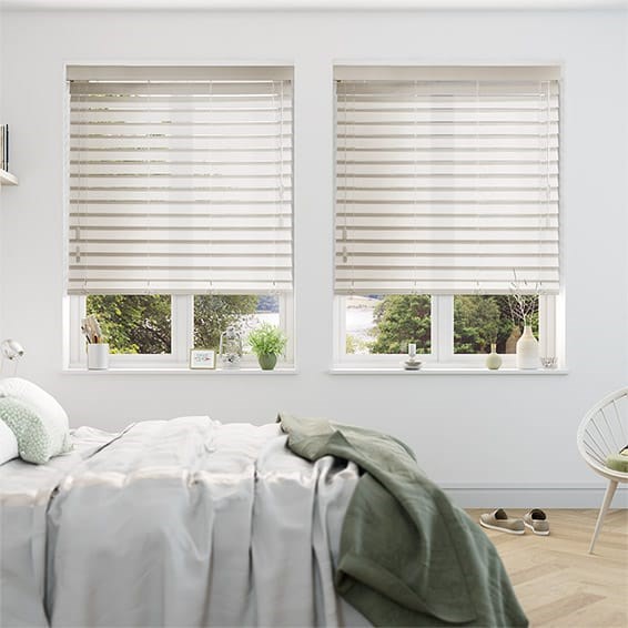 Stone Timber Style Venetian Blind - 63mm Slat