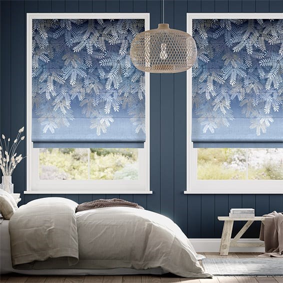 Acacia Tree Midnight Roman Blind