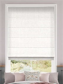 Acantha Snow White Roman Blind thumbnail image