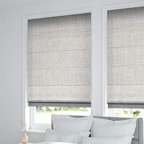 Acantha Warm Grey Roman Blind | Blinds Online™