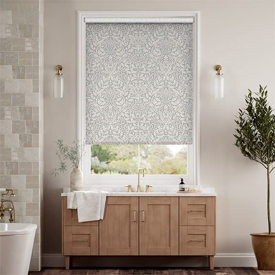 William Morris Acorn Dove Roller Blind