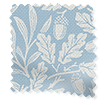 William Morris Acorn Soft Blue Roman Blind swatch image