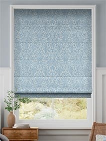 William Morris Acorn Soft Blue Roman Blind thumbnail image