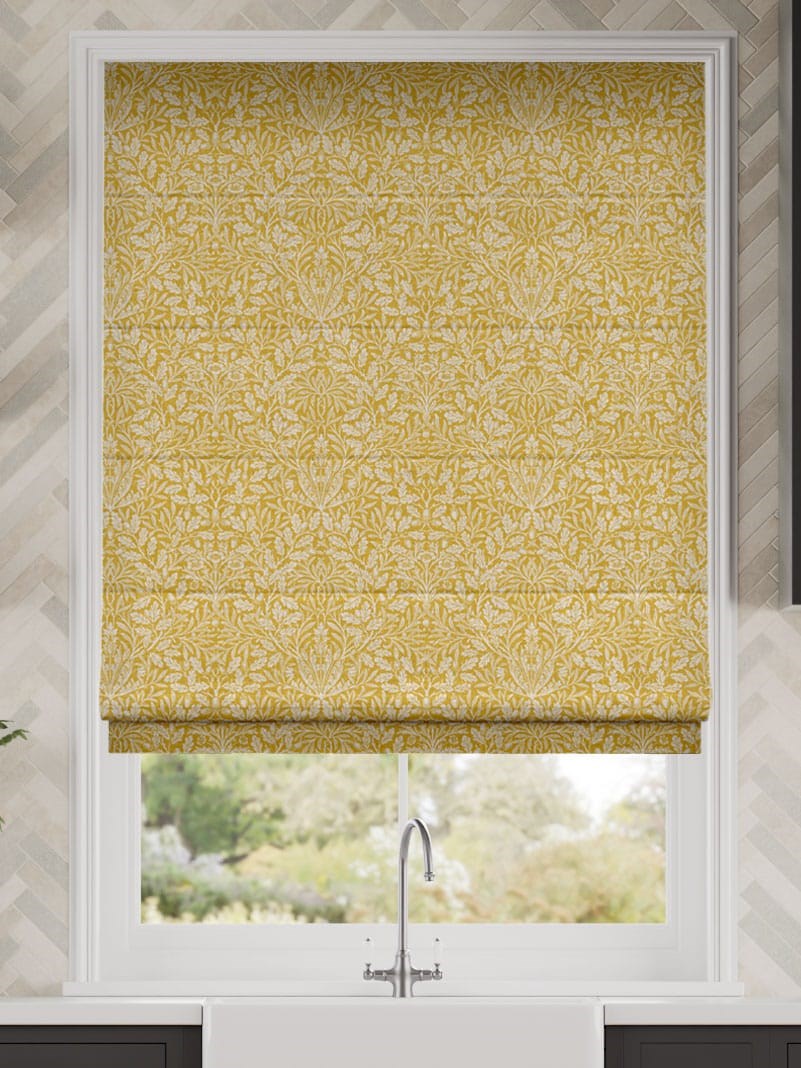 William Morris Acorn Sunshine Roman Blind thumbnail image