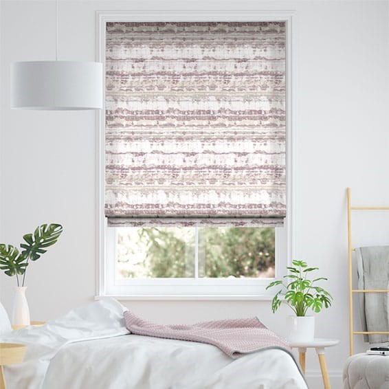 Aguas Rose Mist Roman Blind