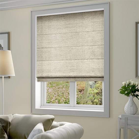 Ahisma Luxe Faux Silk Gilt Roman Blind | Blinds Online™