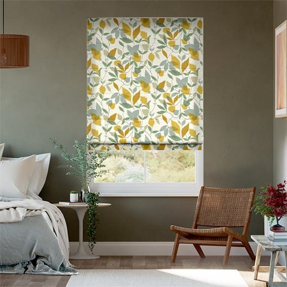 Akira Saffron Roman Blind