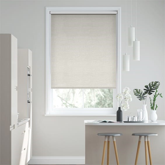 Alivio Blockout Soft White Roller Blind