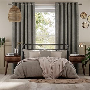 Alva Elephant Grey Curtains thumbnail image