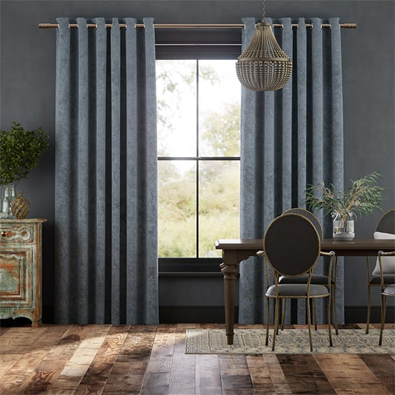 Alva Yale Blue Curtains