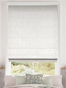 Amara Pearl White Roman Blind thumbnail image