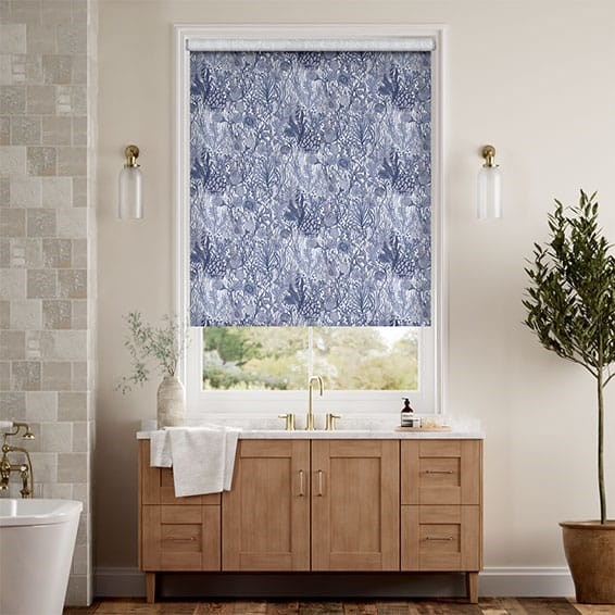 Anemone Ultramarine Roller Blind