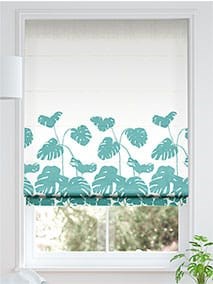 Arizona Border Teal Roman Blind thumbnail image