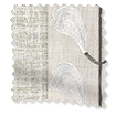 Arlo Oatmeal & Chatsworth Ivory Roman Blind swatch image