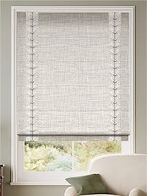 Arlo Oatmeal & Chatsworth Ivory Roman Blind thumbnail image