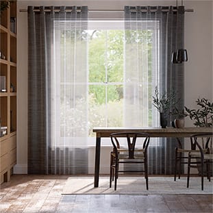 Aubade Sheer Slate  Curtains thumbnail image