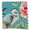 Bella Heron Turquoise Roman Blind swatch image