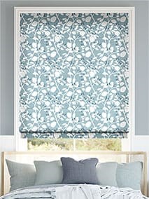 Berry Tree Soft Teal Roman Blind thumbnail image