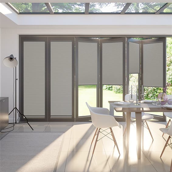 BiFold ClickFIT ThermalLight Palladian Grey Pleated Blind