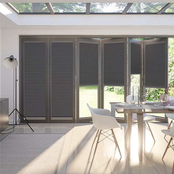 BiFold ClickFIT ThermalShade Midnight Pleated Blind