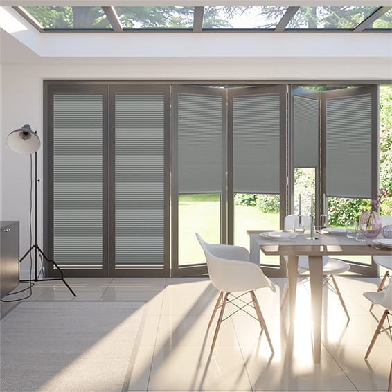 BiFold ClickFIT ThermalShade Platinum Pleated Blind
