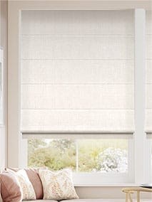 Click2Fit Bijou Linen Alabaster Roman Blind thumbnail image