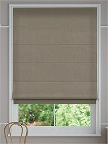 Bijou Linen Taupe Roman Blind thumbnail image