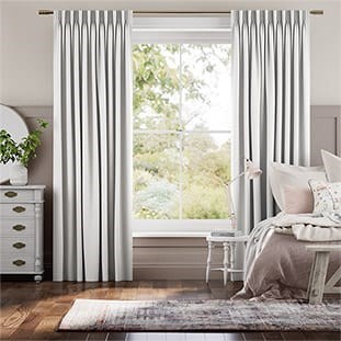 Bijou Linen White Curtains thumbnail image