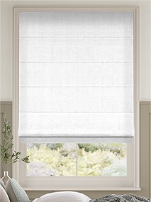 Bijou Linen White Roman Blind thumbnail image