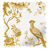 Bird Toile Gold Roller Blind swatch image