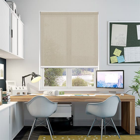 Bliss Raffia Light Filter Roller Blind