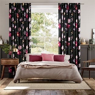 Blooms Ebony Curtains thumbnail image