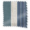 Brazen Stripe Linen Vintage Bold Blue Curtains swatch image