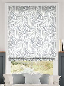 Brushstroke Geometric Mist Roman Blind thumbnail image