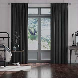 Cavendish Charcoal Curtains thumbnail image