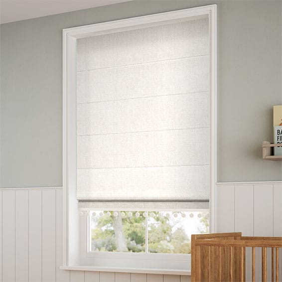 Cavendish Cream & Chalk Roman Blind | Blinds Online™