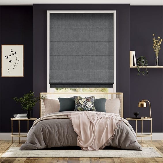 Electric Cavendish Flint Roman Blind