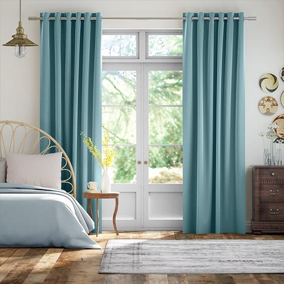 Cavendish Lagoon Blue Curtains