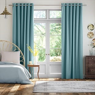 Cavendish Lagoon Blue Curtains thumbnail image