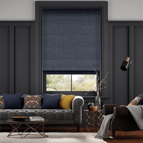 Cavendish Navy Roman Blind