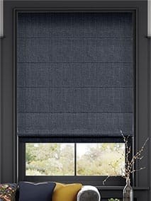 Electric Cavendish Navy Roman Blind thumbnail image