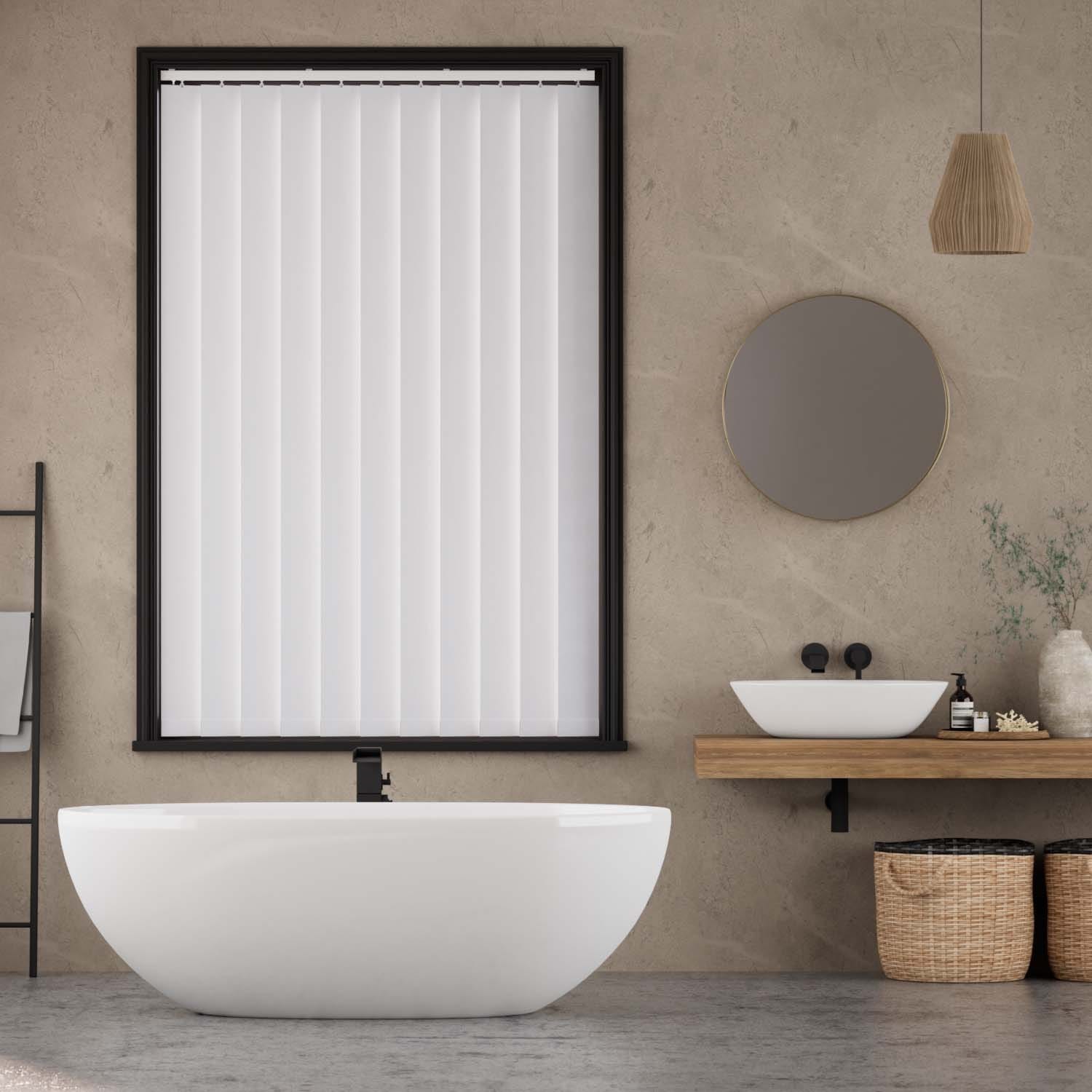 Serenity Blockout Cloud Vertical Blind - 127mm Slat