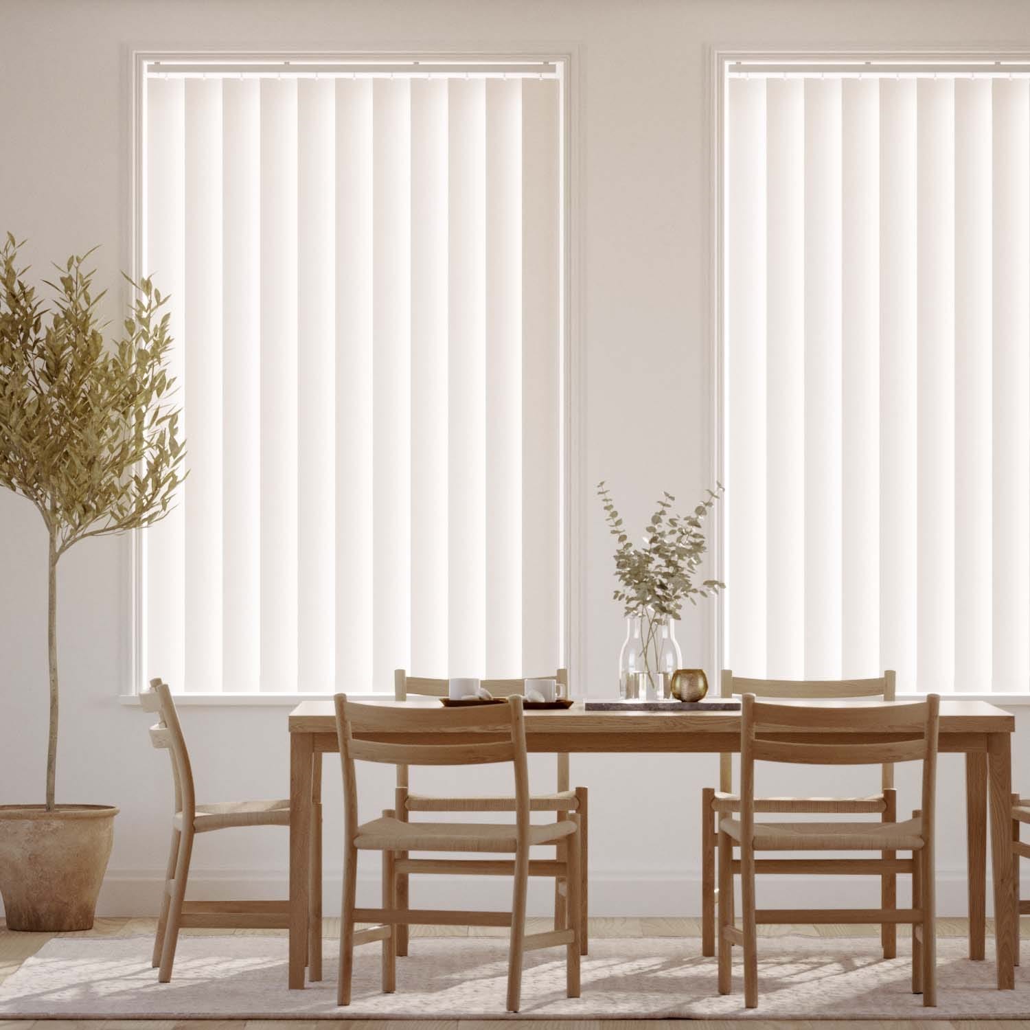 Serenity Blockout Shell Vertical Blind - 127mm Slat