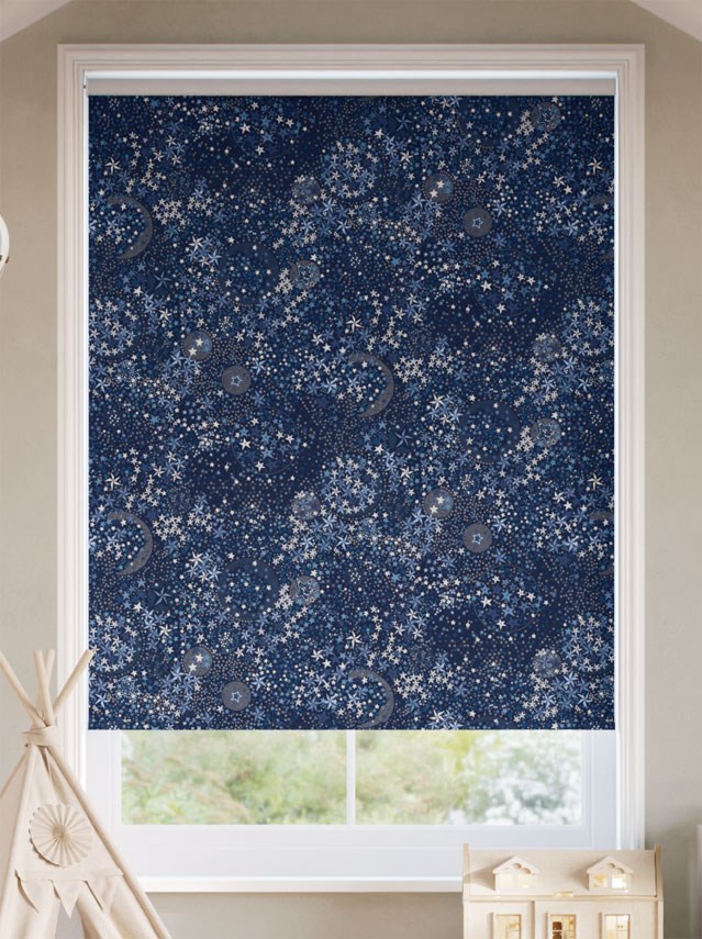 Twist2Fit Adelajda Nighttime Blue Roller Blind thumbnail image