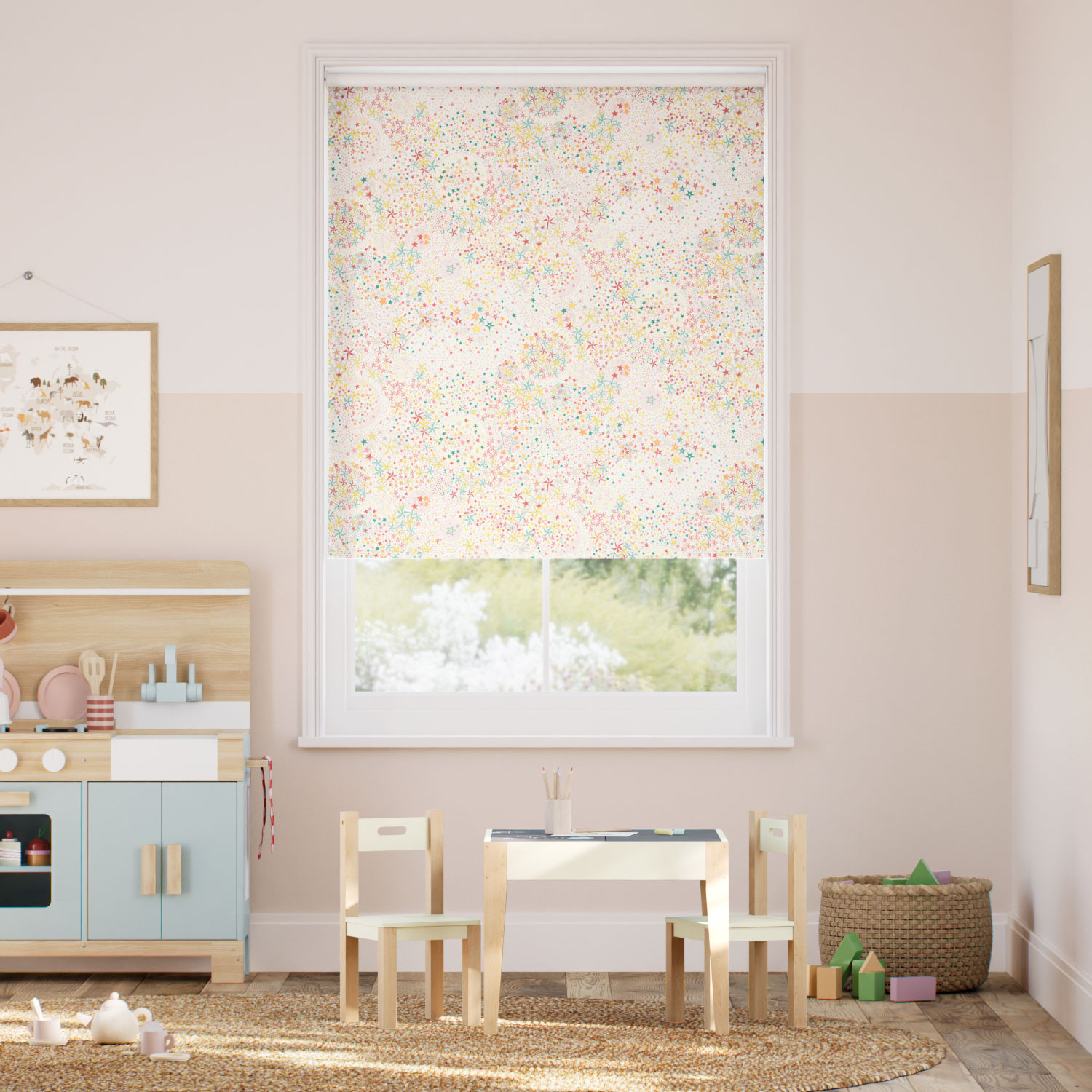 Twist2Fit Adelajda Quartz Pink Roller Blind