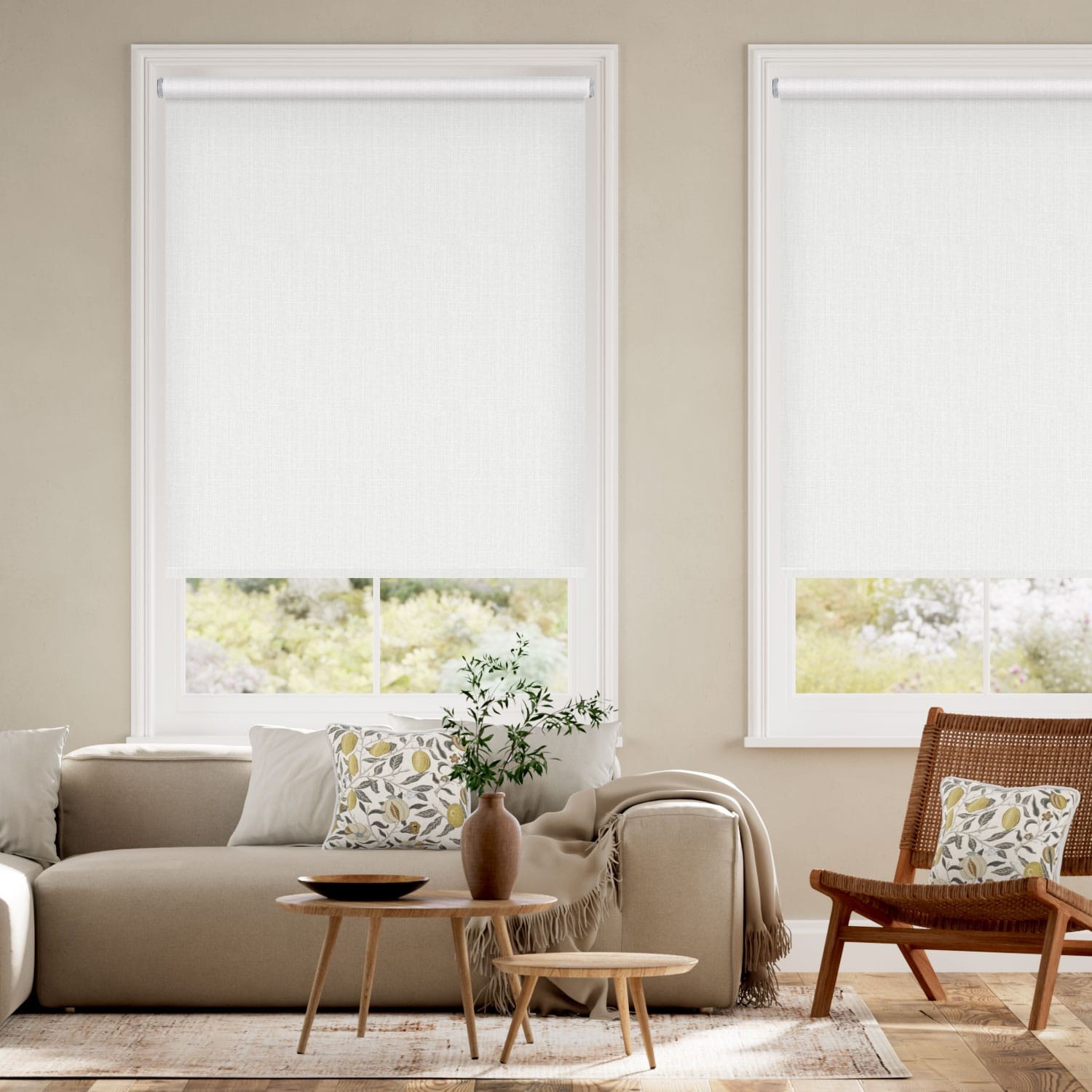 Choices Averley Snow White Roller Blind