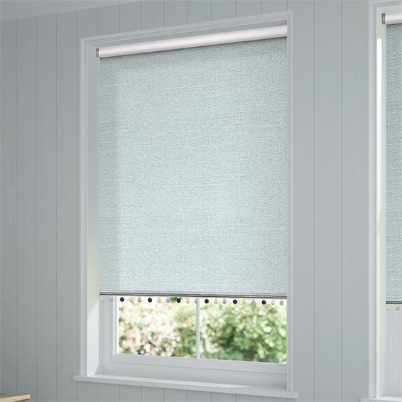 Choices Cavendish Powder Blue & Henley Roller Blind | Blinds Online™