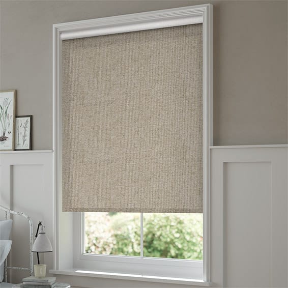 Choices Delphi Chenille Weave Truffle Roller Blind | Blinds Online™